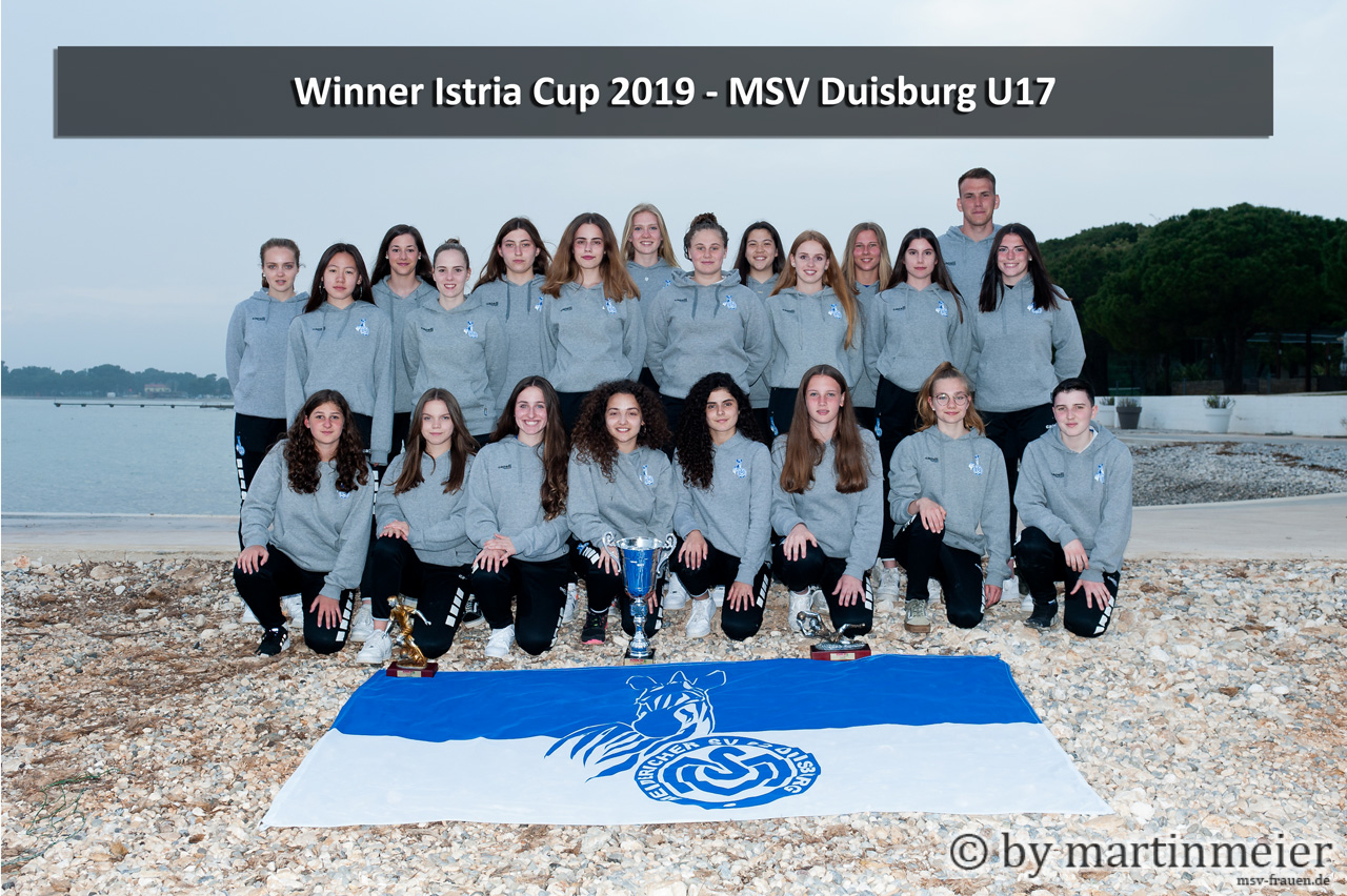 Rechnung beglichen - Nach dem dritten Platz 2017 triumphierten die MSV-U17-Mädchen 2019 an der Adria